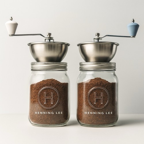 Manual coffee bean grinder - bean,